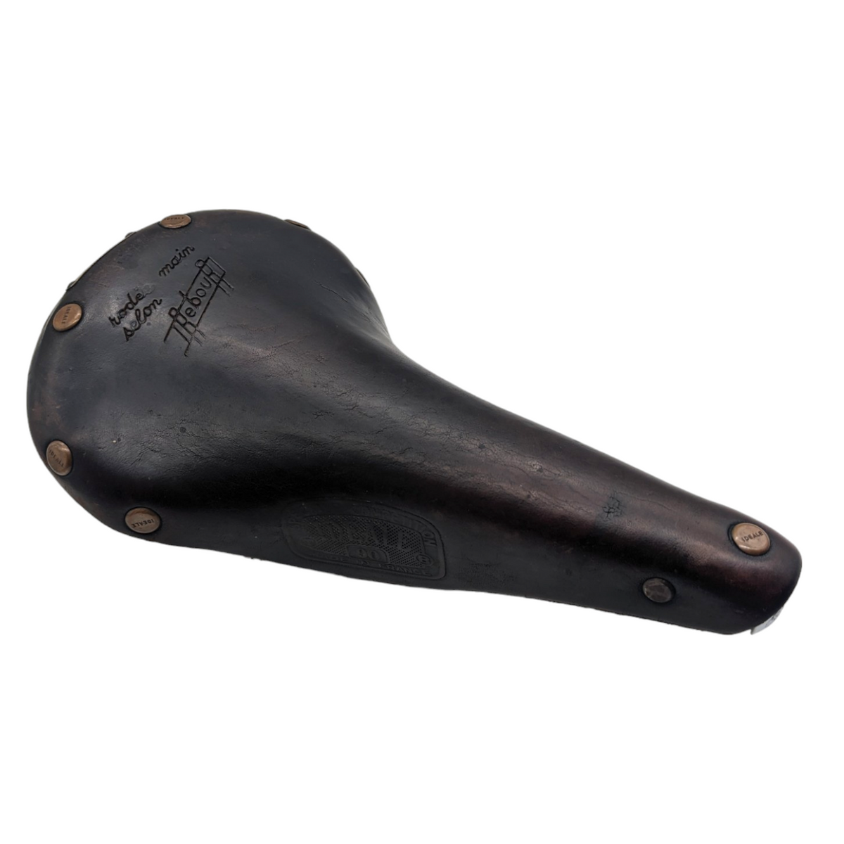 Ideale Speciale Compettion 88 Super Rodée Main Selon Rebour Leder Satt – Goldensteelcycles