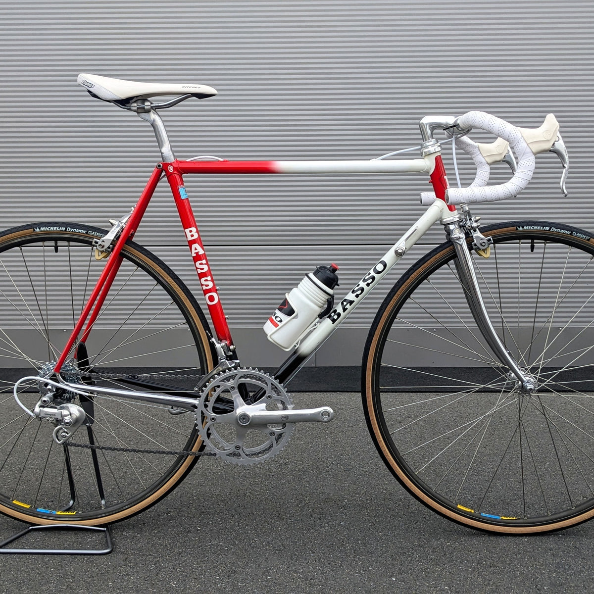 rennrad 700x25c Basso Loto Campagnolo Chorus Vintage 1980s – Goldensteelcycles Size:Size 3 - Medium HT Components PA03A, Nano 93153