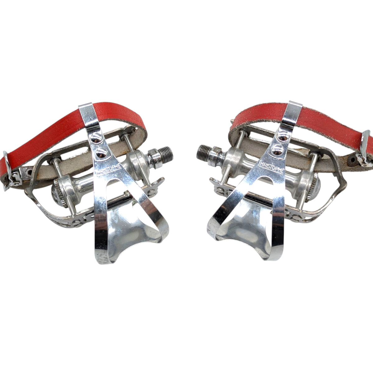 Campagnolo Nuovo Record Classic Pedals with Christophe Straps