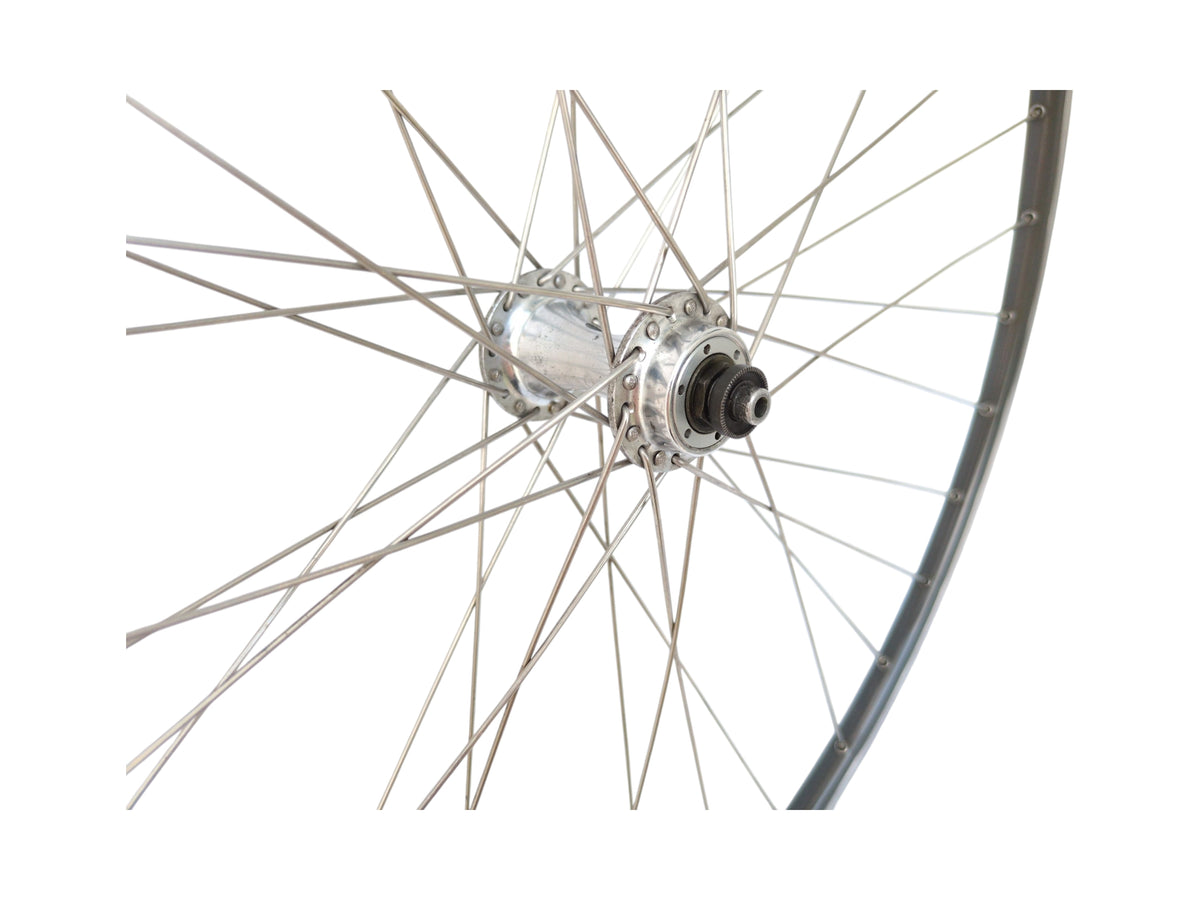Mavic Open 4 CD 빈티지 프론트 휠 – 실드 베어링 Mavic 허브 100mm 28인치 클린처 700c 622