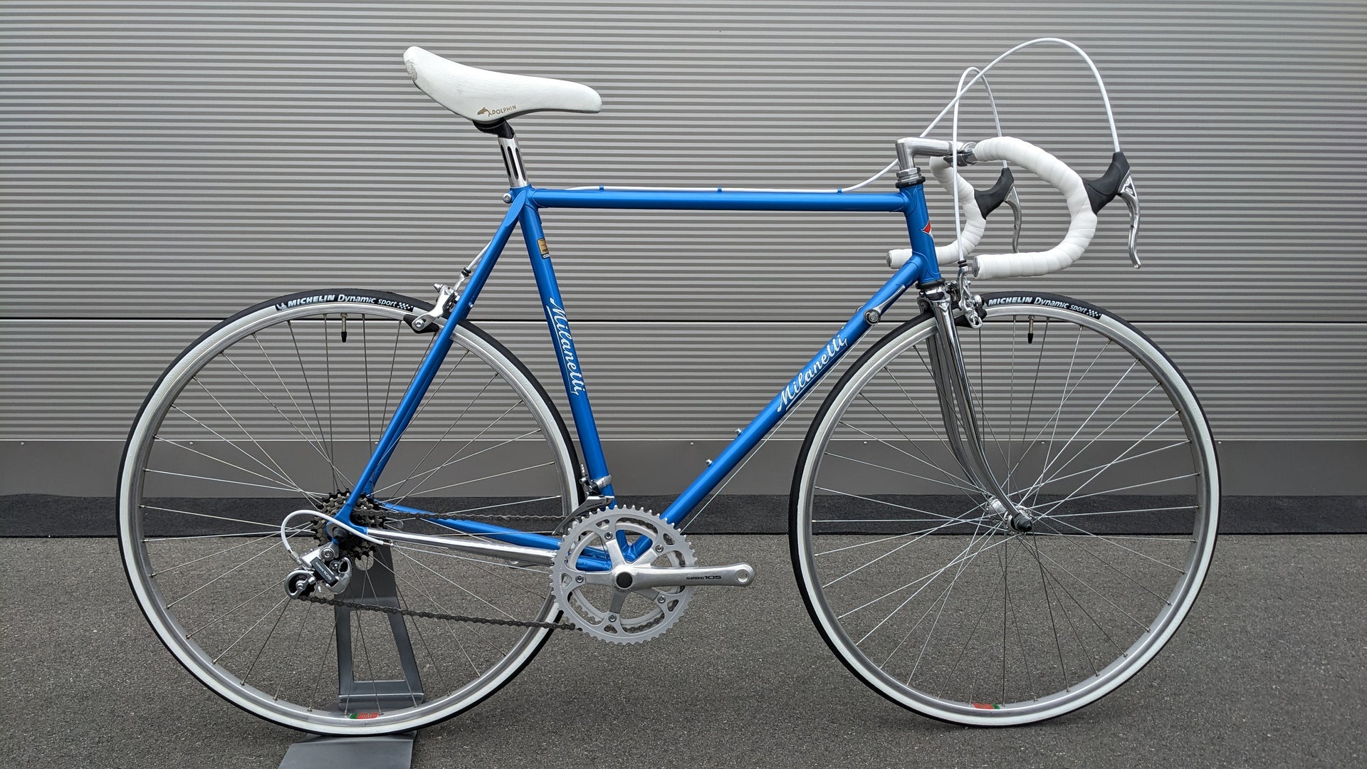 shimano 105 rennrad Milanetti Shimano 105 Vintage Rennrad 1980s – Goldensteelcycles