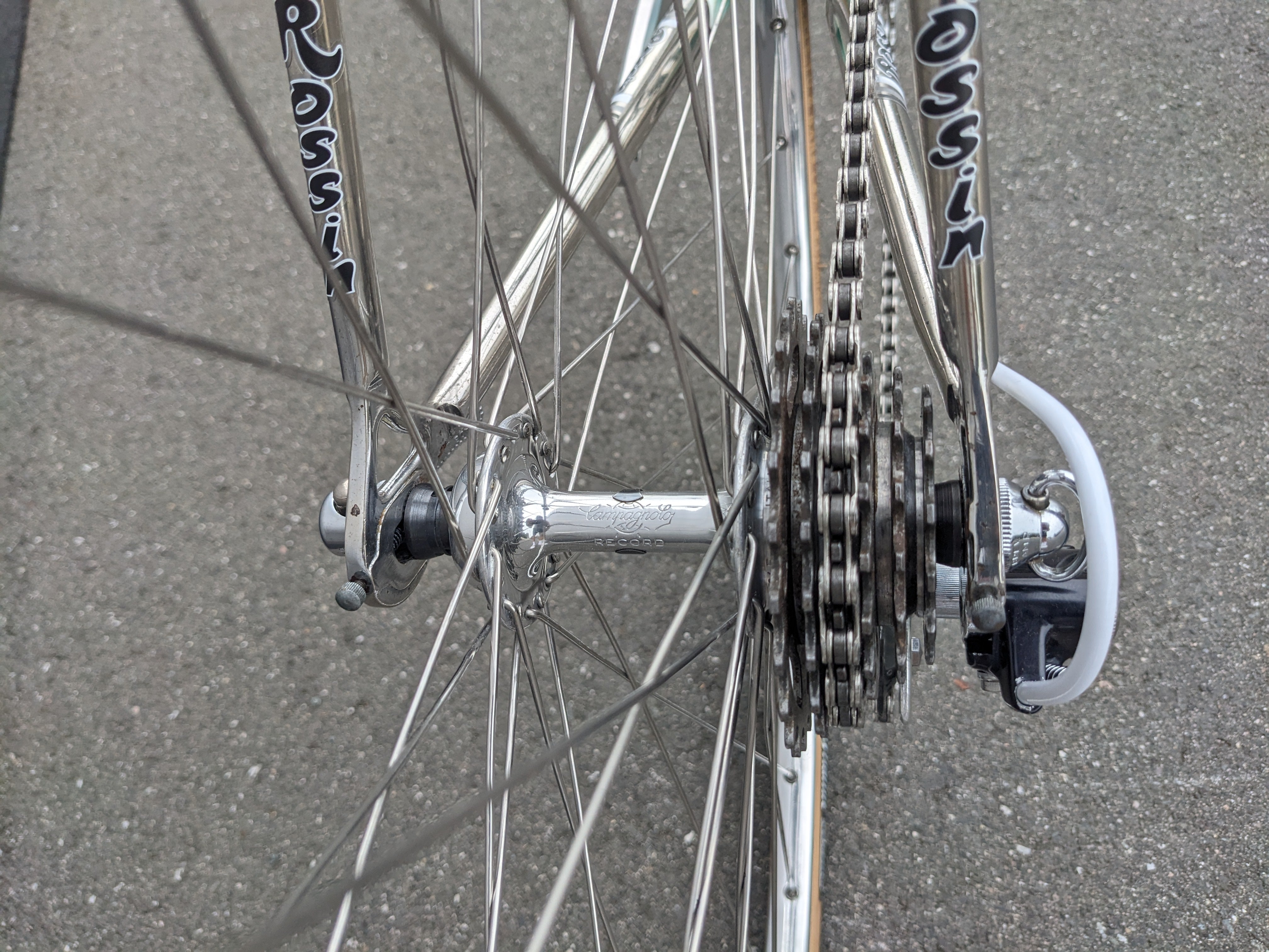 Rossin Super Record - Vintage Steel Road Bicycle - 1980s