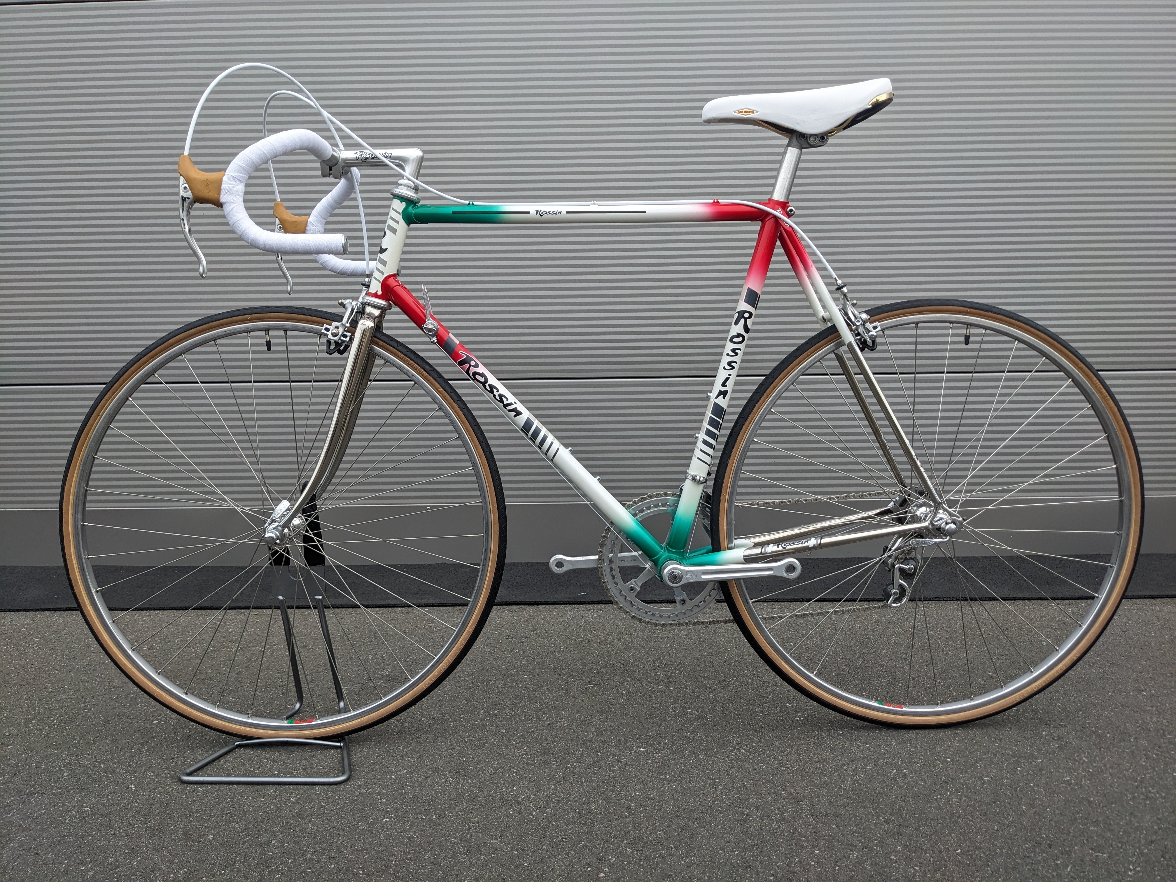 Rossin Super Record - Vintage Steel Road Bicycle - 1980s