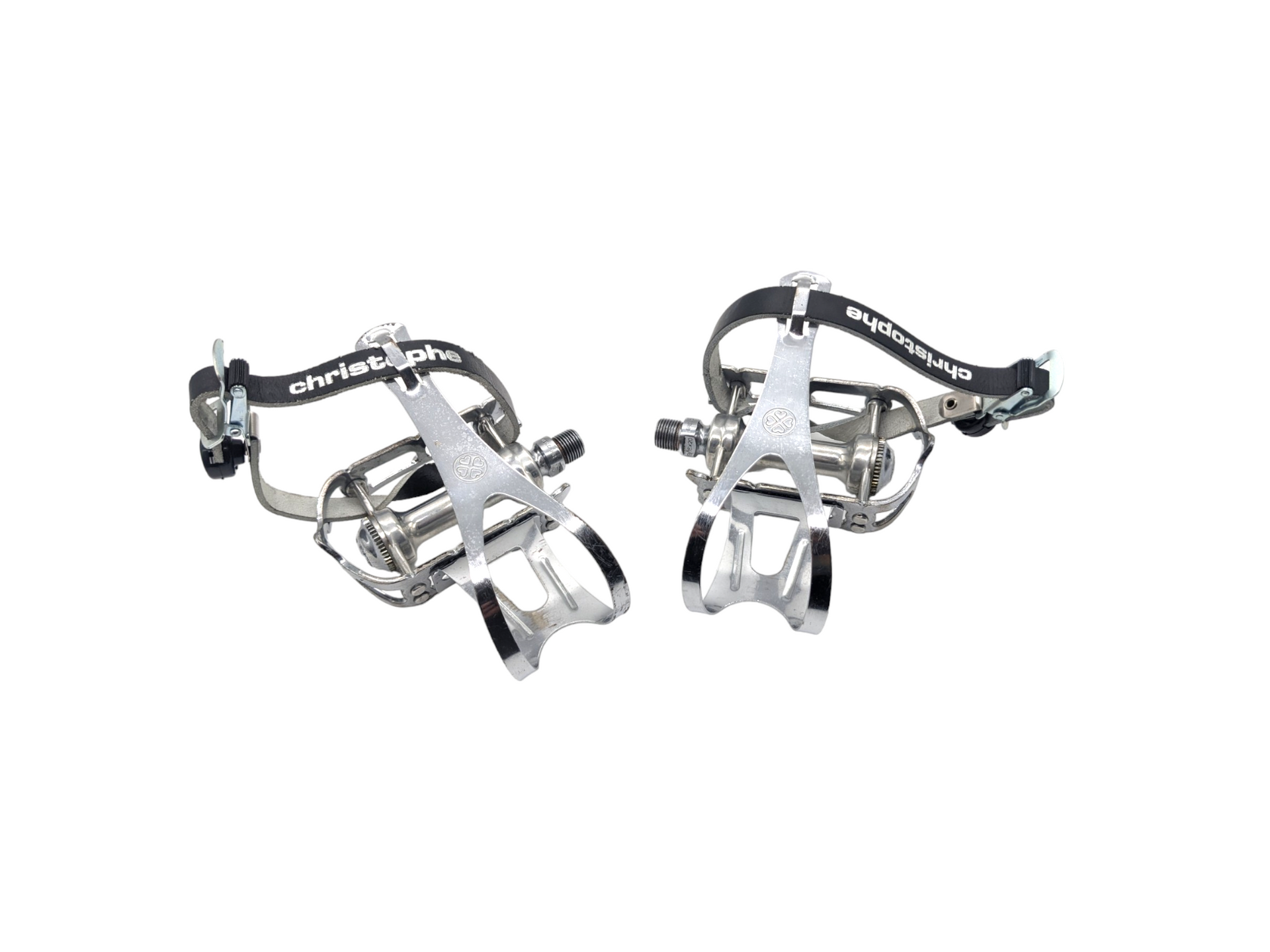 Campagnolo Nuovo Record Pedals Christophe Straps – Goldensteelcycles