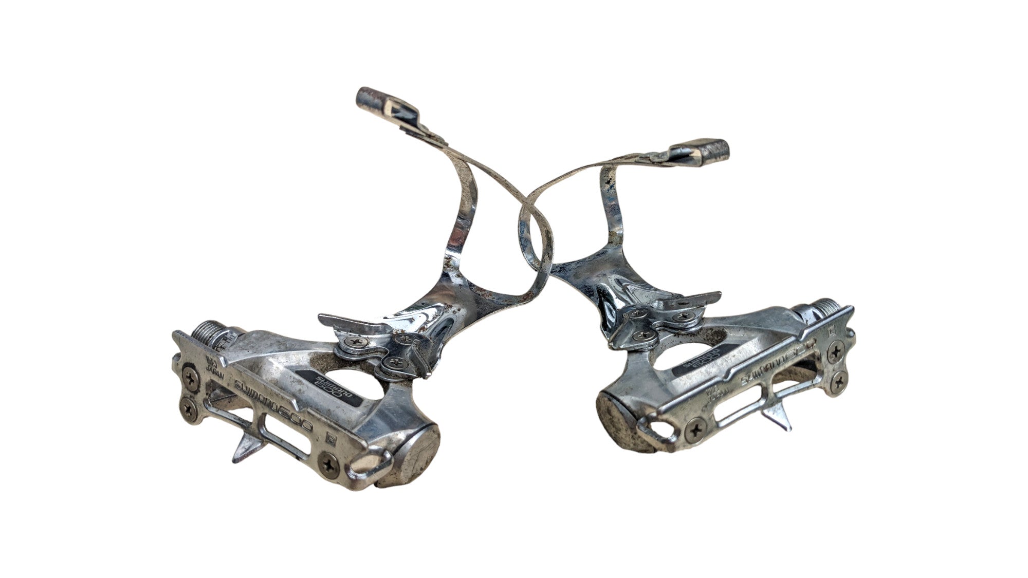 Shimano 600 ペダル Shimano 600 EX PD-6207 Pedals – Goldensteelcycles