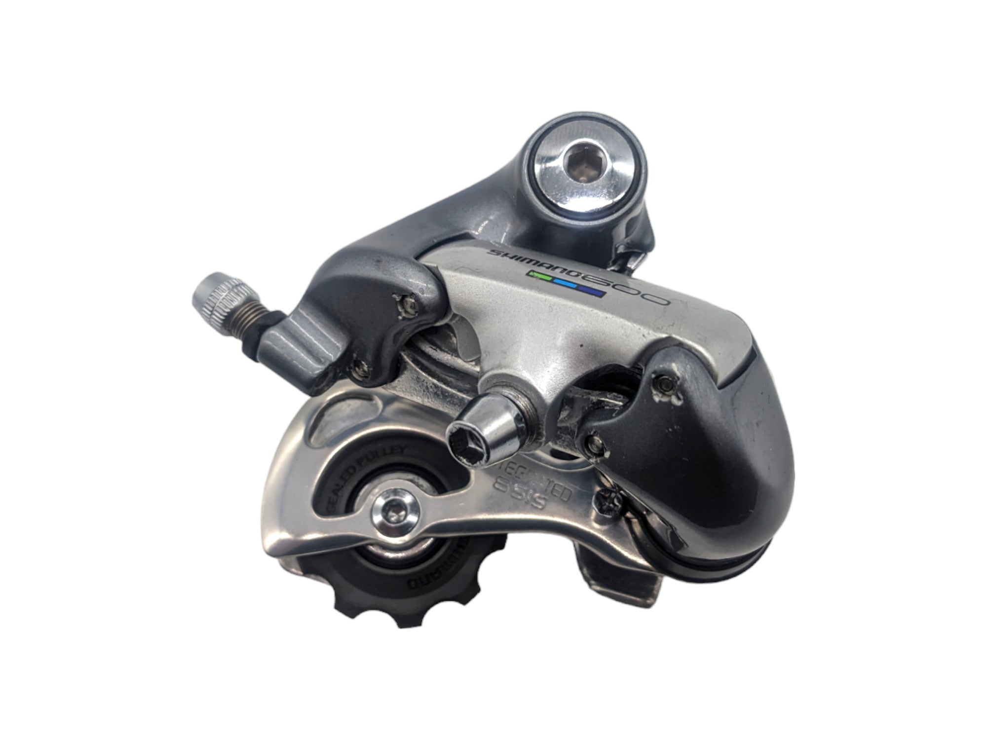 Shimano 600 Tricolor RD-6400 Rear Derailleur – Goldensteelcycles