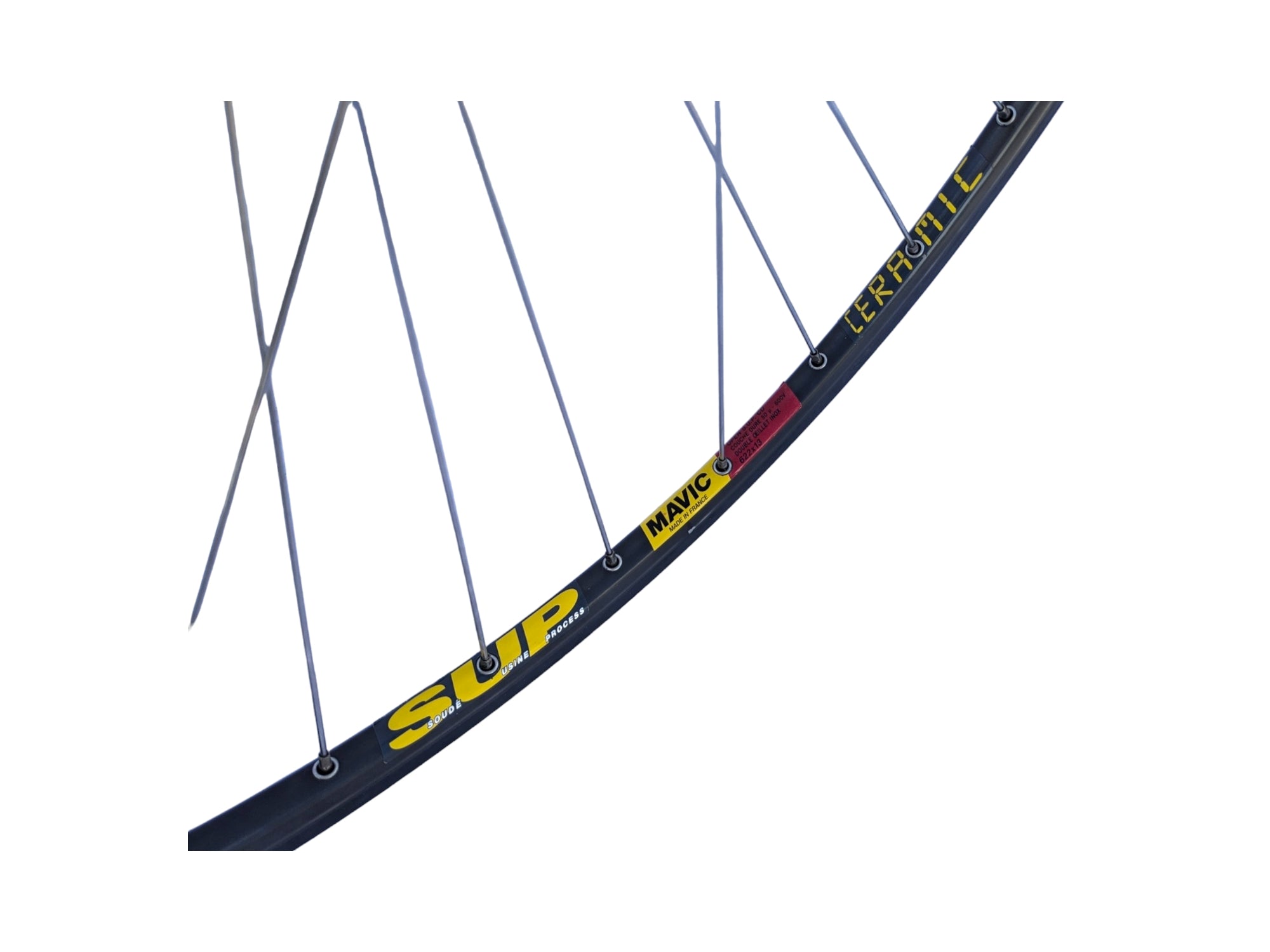 Mavic SUP Ceramic Rim Rear Wheel with Shimano Dura Ace Hub