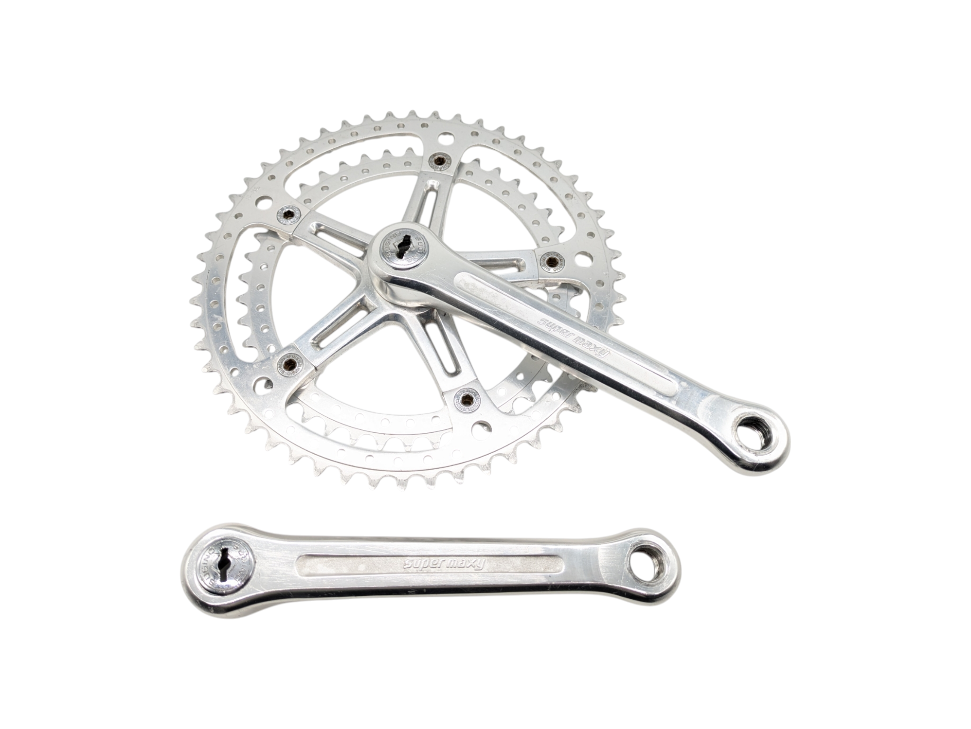 Sugino Super Maxy Crankset – Goldensteelcycles