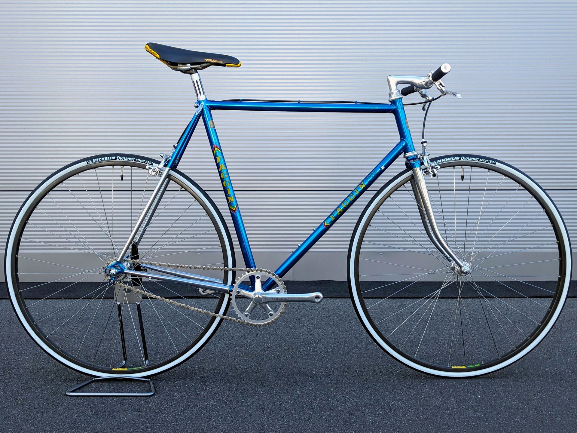 Faggin Cromovelato Retro Singlespeed Bike Stronglight Shimano 600 – Goldensteelcycles
