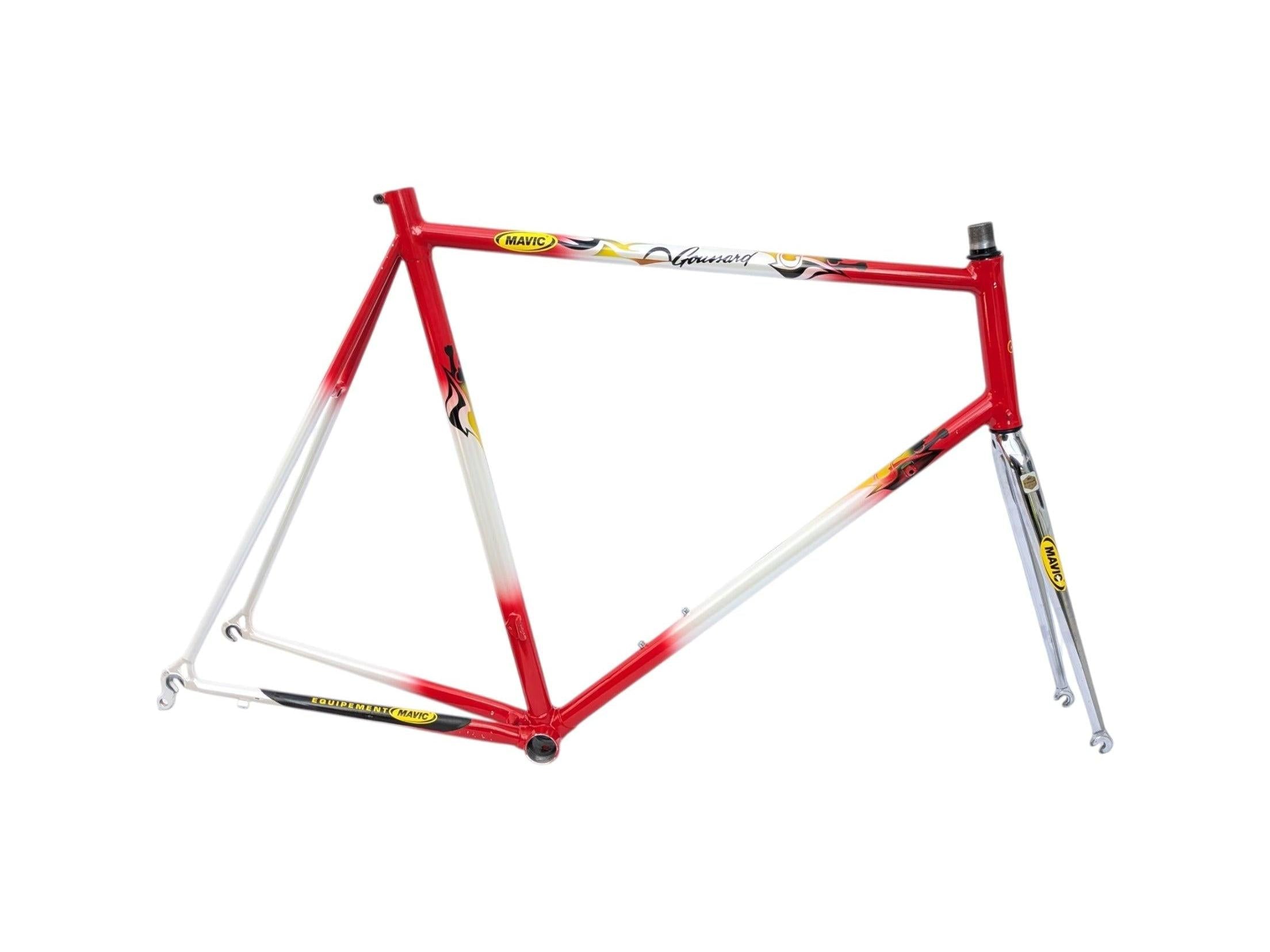 Goussard Vitus GTI Rennrad Rahmen aus Stahl, 62,5cm 1990er Jahre – Goldensteelcycles