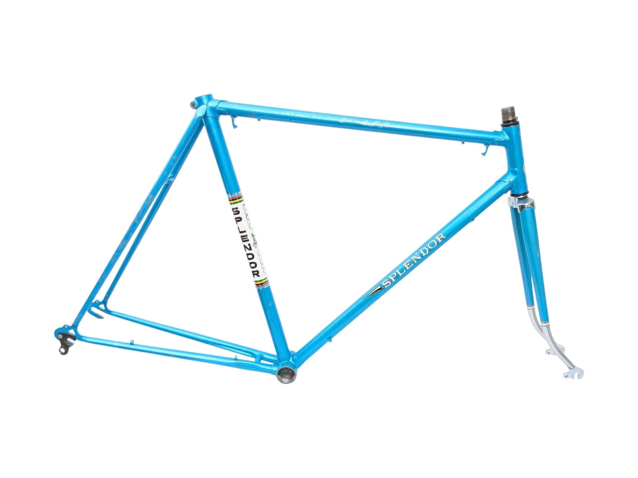 Splendor Vintage Stahl-Rennradrahmen 57cm 1970er – Goldensteelcycles