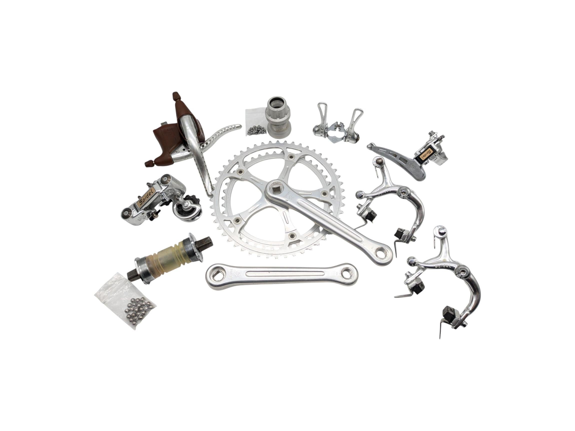 Spidel Classic Groupset 1980s – Goldensteelcycles