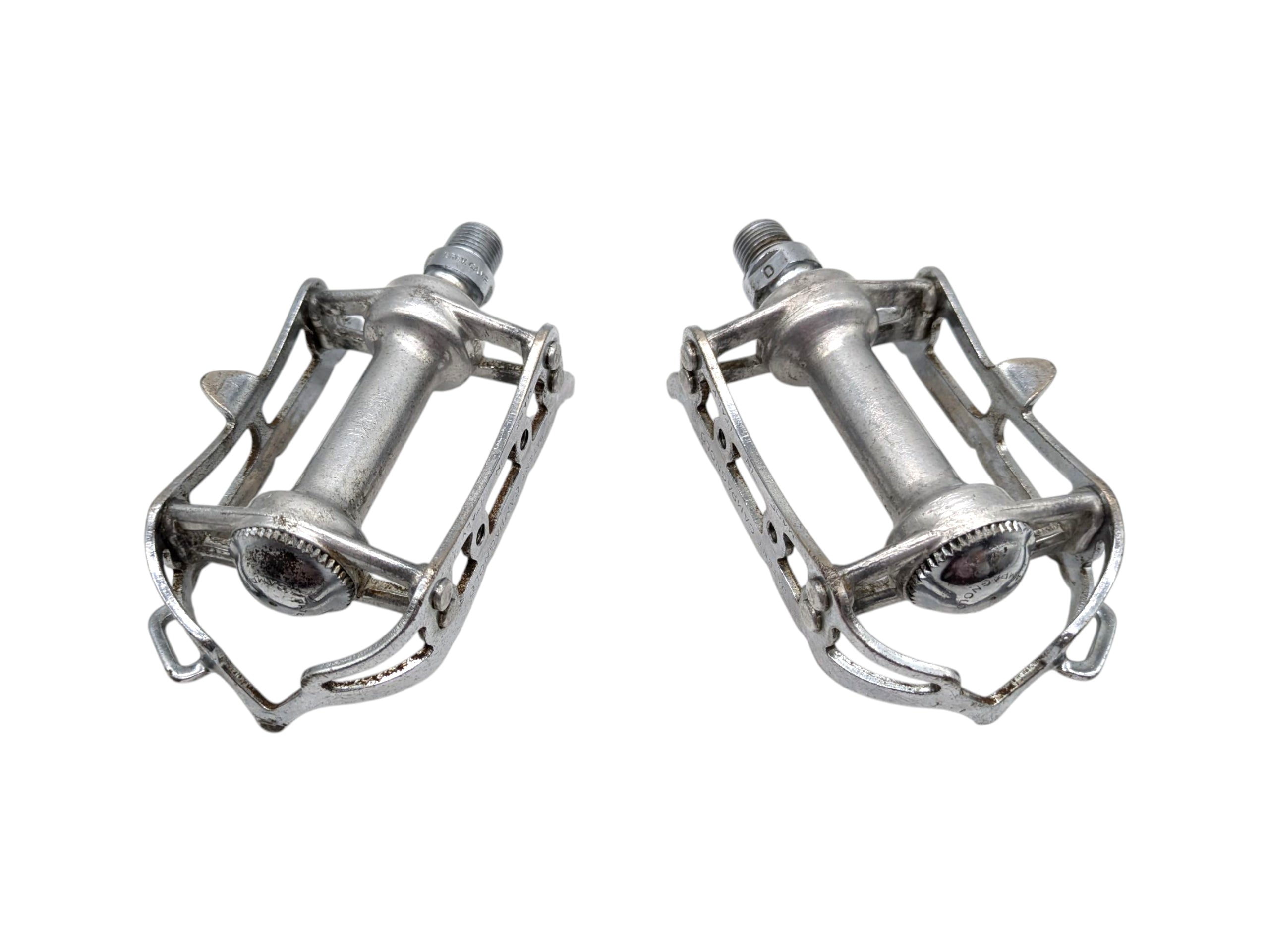 パーツ 1959 CAMPAGNOLO RECORD Road Pedals Campagnolo Nuovo Record Classic Road Pedals French Thread