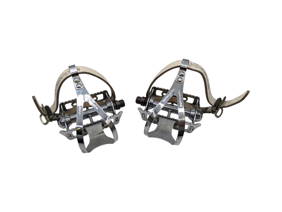 christophe pedale French Heritage Road Pedals with Straps French 14 × 1.25 – Goldensteelcycles tamaño:NO logo Gloss efficient Dedicated Singlespeed - 44