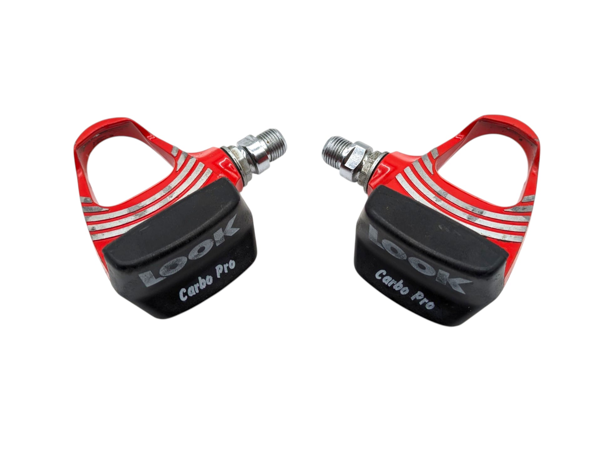 Look Carbo Pro Classic Clipless Pedals Cleats Red – Goldensteelcycles