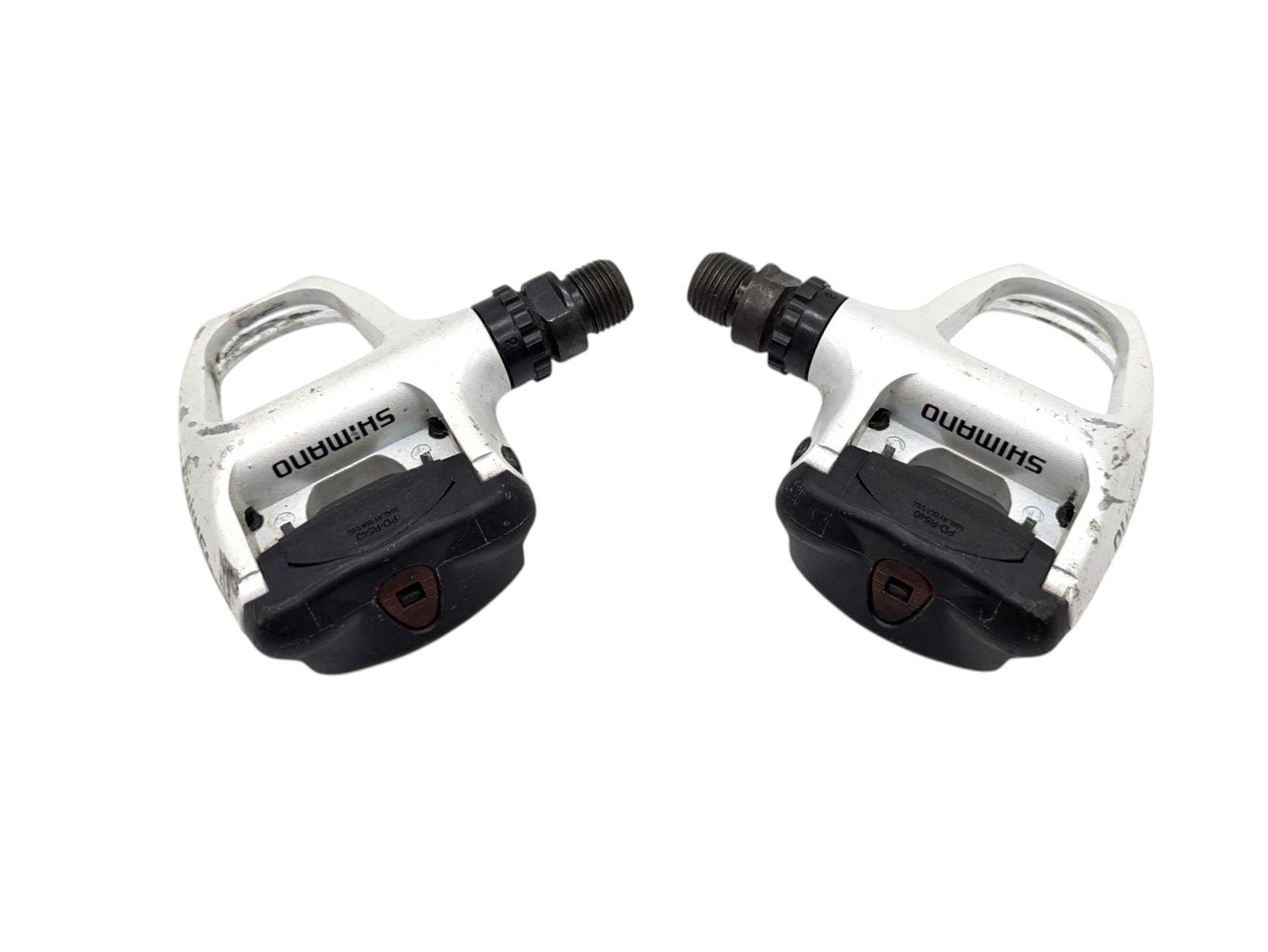 shimano pedal kolu Shimano PD-R540 Classic Clipless Pedals Cleats White – Goldensteelcycles