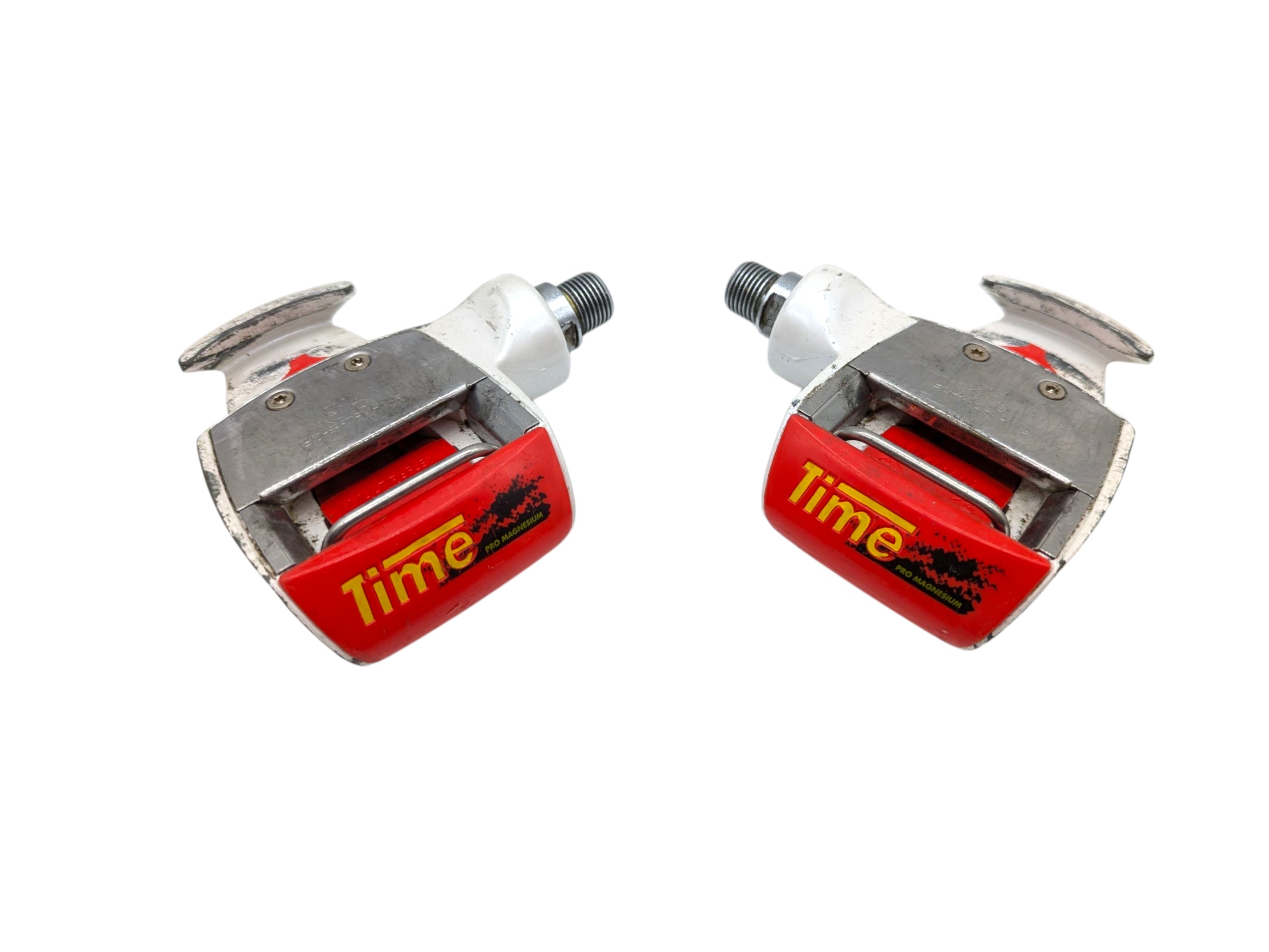 Time Pro Magnesium EQ MAG Classic Clipless Pedals Cleats Red