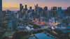 Melbourne City at night