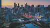 Melbourne at night