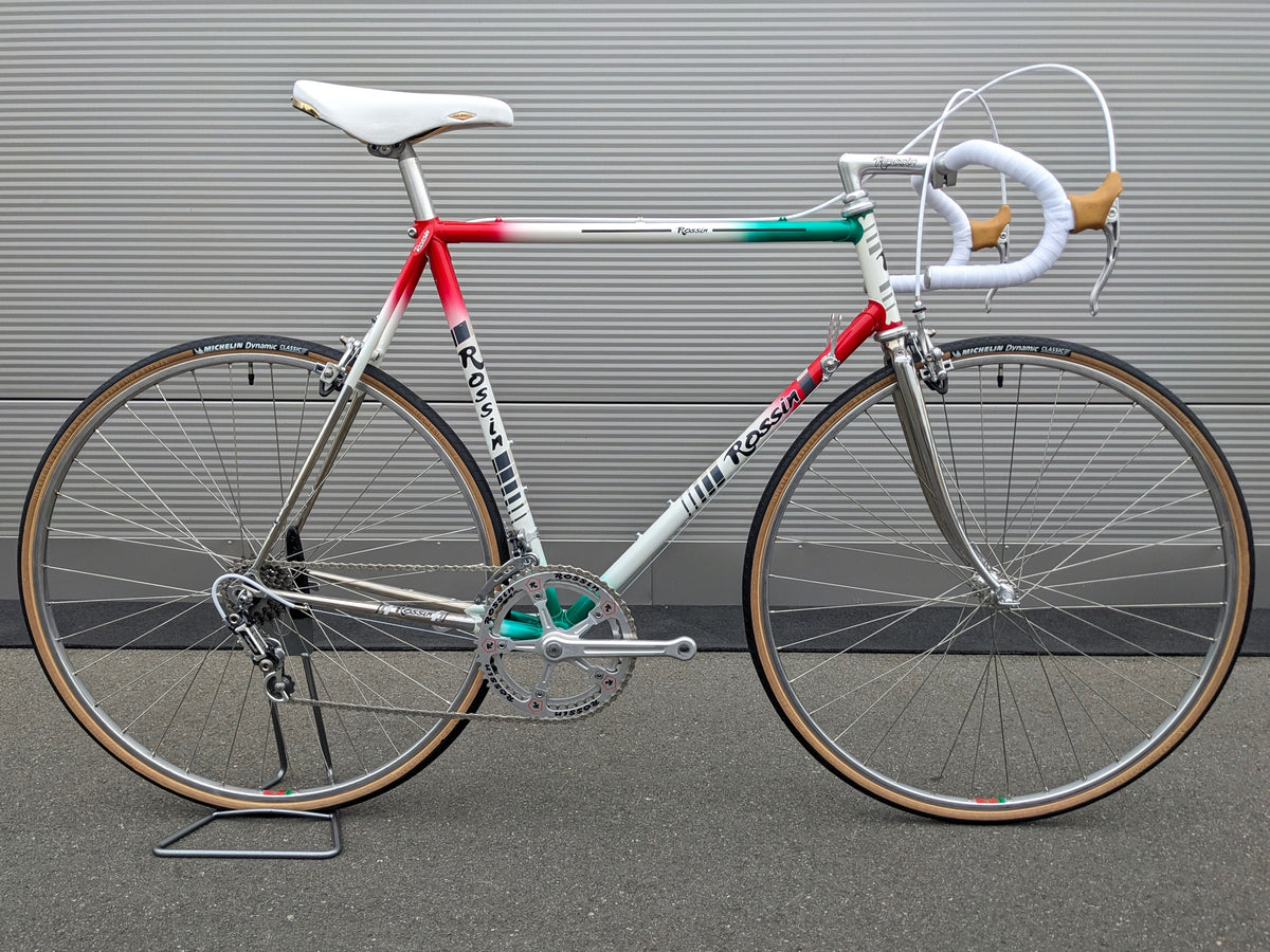 rossin rennrad Super Record - Vintage Stahlrennrad 1980 - Campagnolo Pedal power & princesses Effect Type_Synthesizer Flaovr:Blueberry Strom