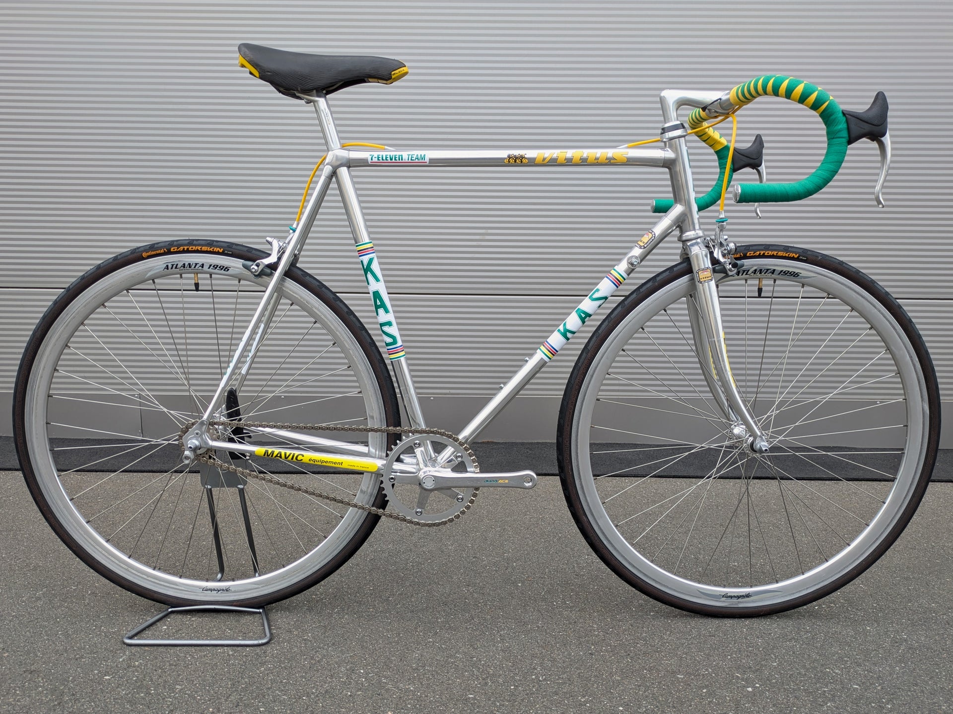 Vitus 979 Singlespeed Fahrrad Team Kas Sean Kelly Replica Shimano Dura – Goldensteelcycles