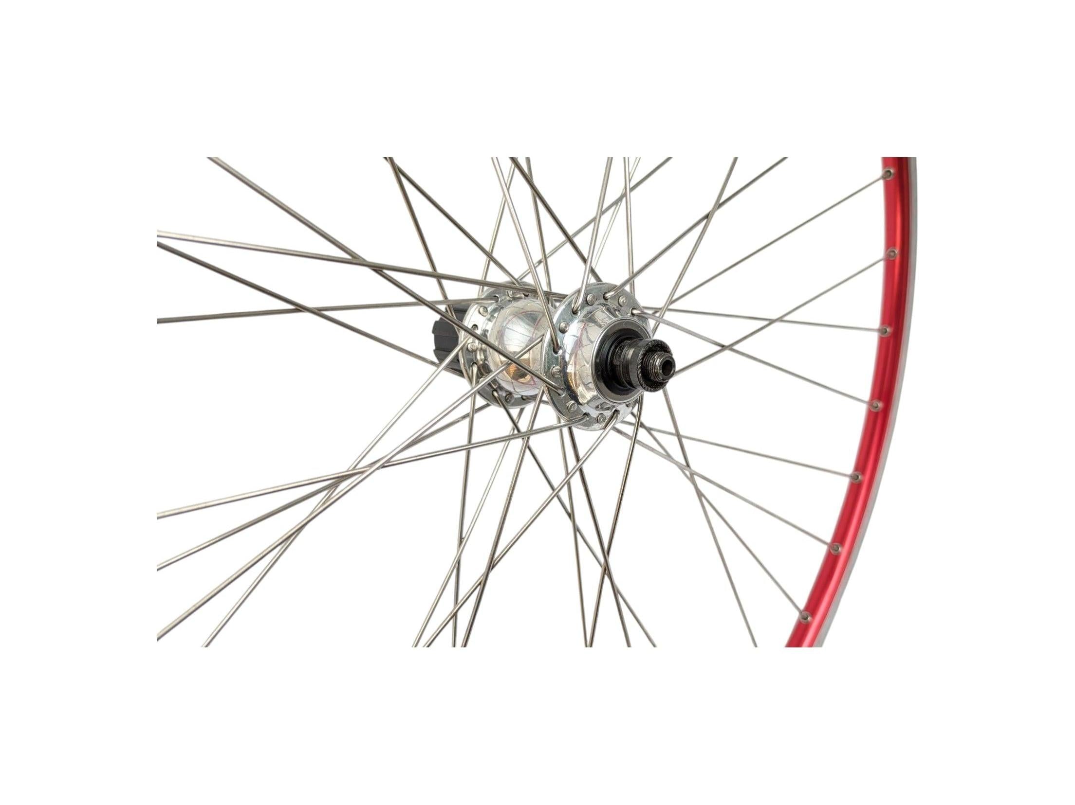 Mavic Open Pro SUP Wheelset Red with Campagnolo Record Hubs