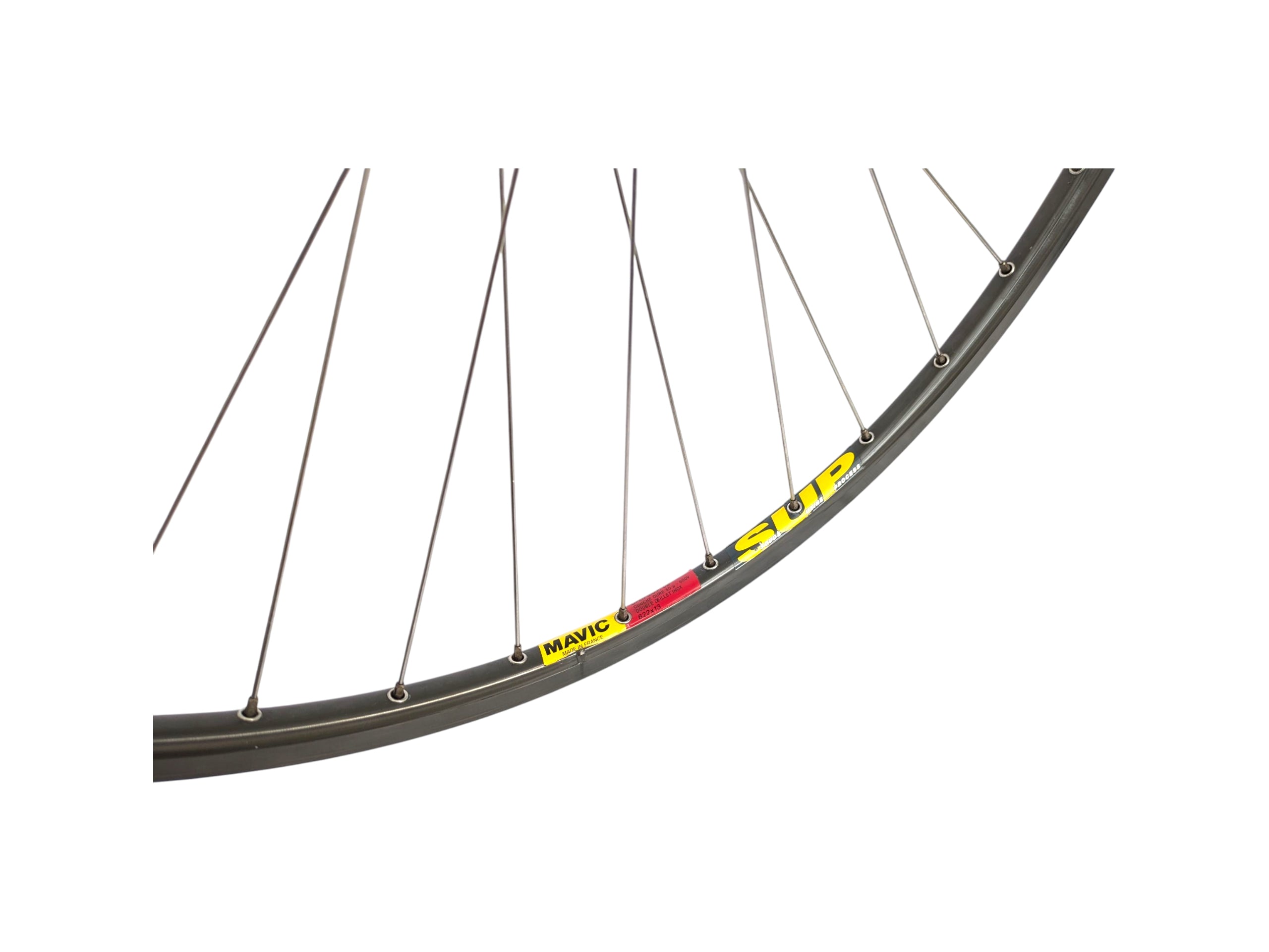 Mavic SUP Wheelset | Shimano 600 Tricolor HB-6400 | Radial Spoke
