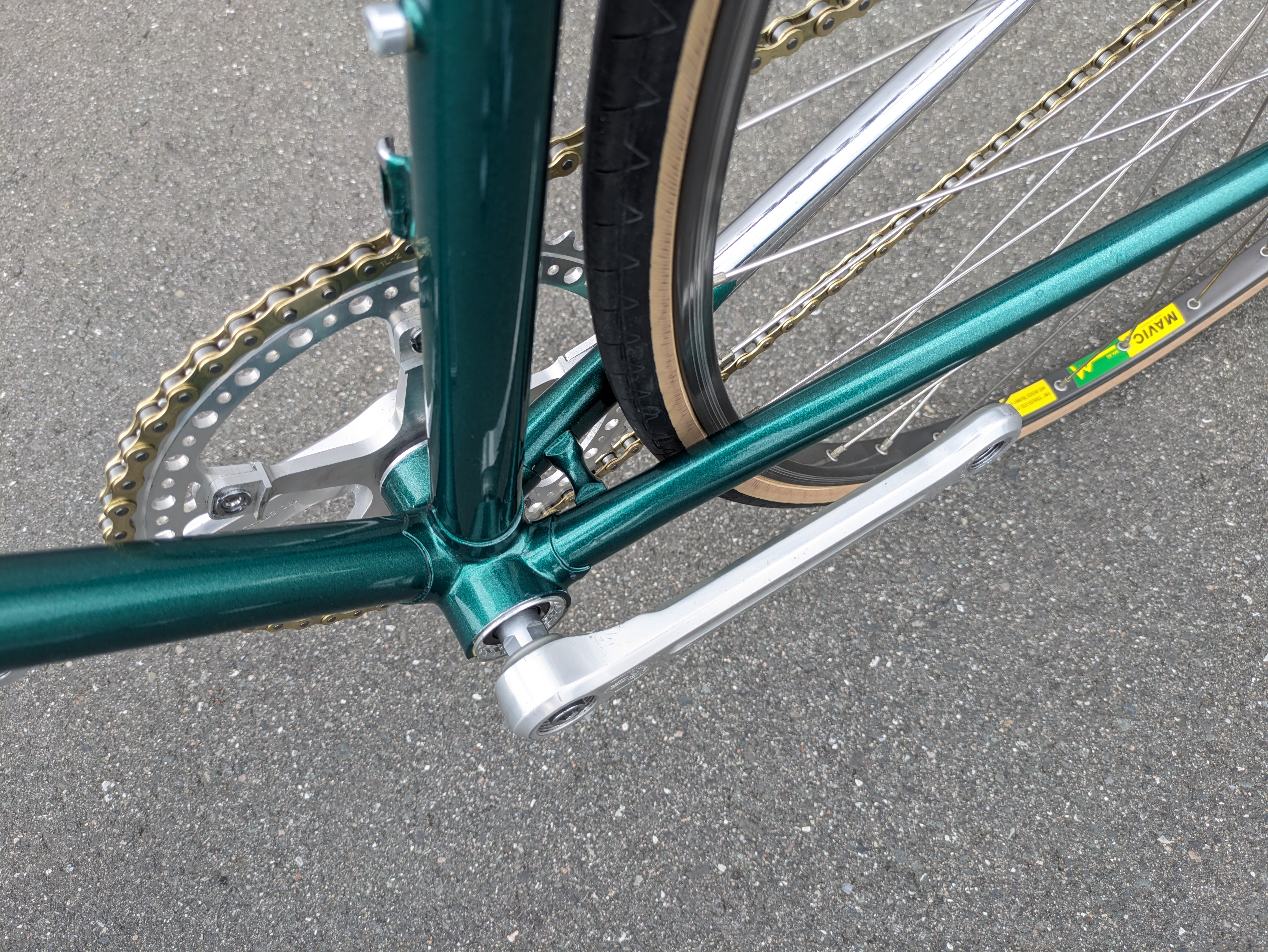 Zullo Retro Steel Singlespeed Bicycle - 1990s Campagnolo