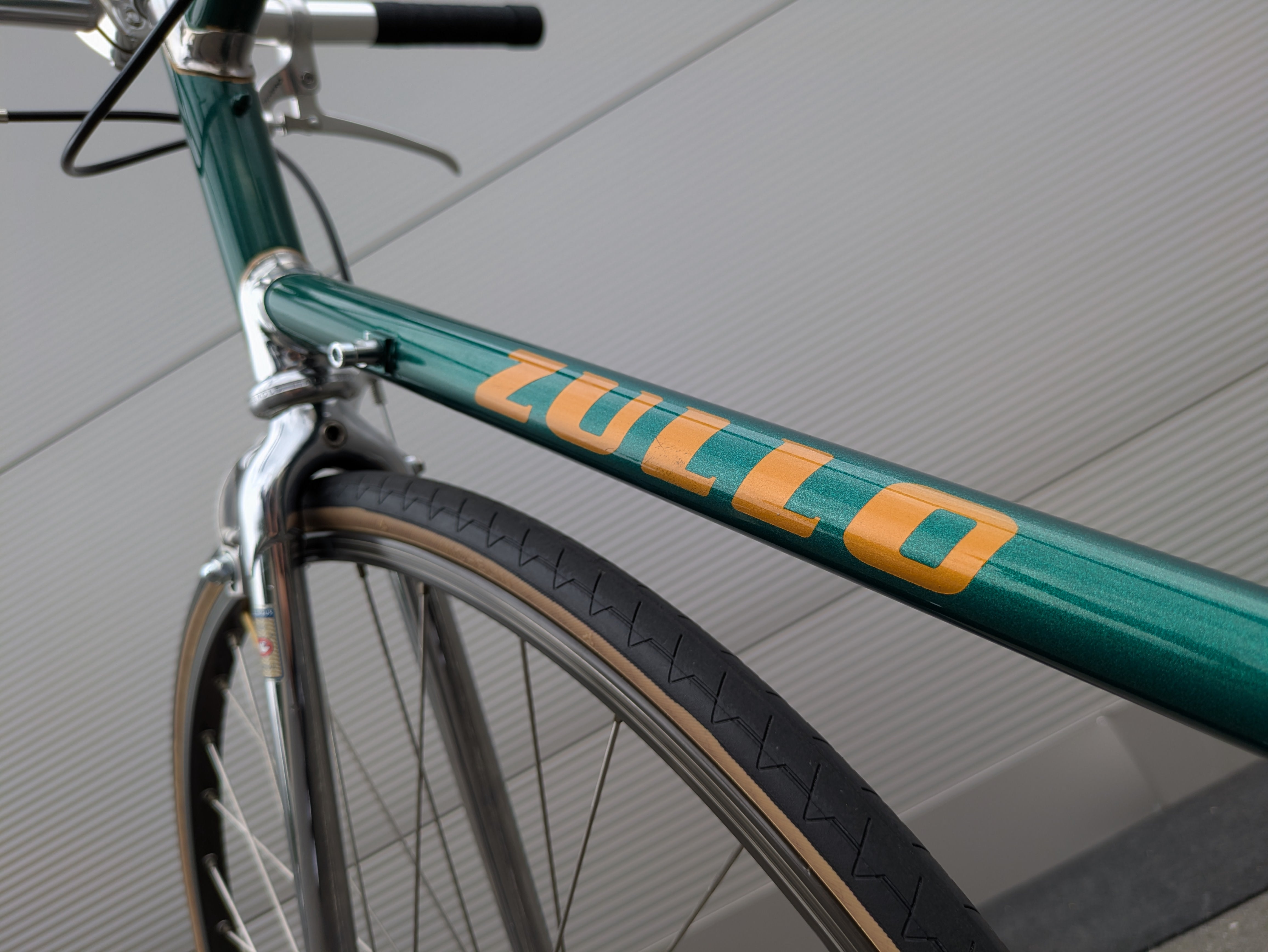 retro rennrad singlespeed Zullo Retro Singlespeed Campagnolo Fahrrad 1990s – Goldensteelcycles